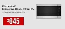 Leon's KitchenAid microwave hood offer