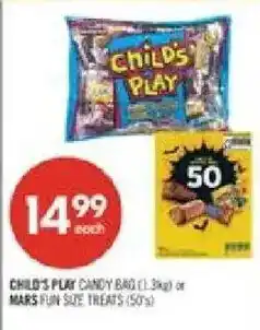 Shoppers Drug Mart Child's Play candy bag offer