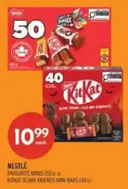 Shoppers Drug Mart Nestlé favourite mins or kitkat scary friends mini bars offer