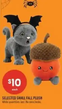 Shoppers Drug Mart Selected small fall plush offer