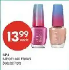 Shoppers Drug Mart OPI Rapidry Nail Enamel offer