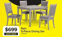 Leon's Rain 5-Piece Dining Set offer