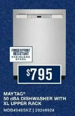 Leon's Maytag 50 dba dishwasher with xl upper rack offer
