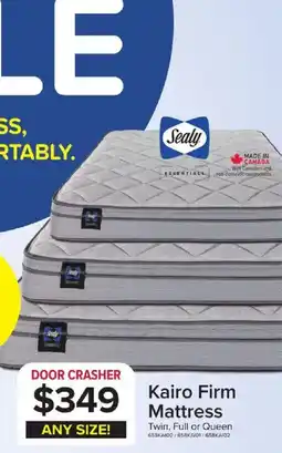 Leon's Sealy Kairo Firm Mattress offer
