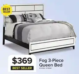 Leon's Fog 3-Piece Queen Bed offer