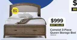 Leon's Camelot 3-Piece Queen Storage Bed offer