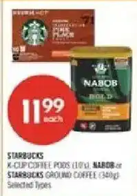 Shoppers Drug Mart starbucks k-cup coffee pods offer