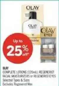Shoppers Drug Mart Olay complete lotions 120ml offer
