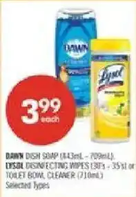 Shoppers Drug Mart Dawn dish soap offer