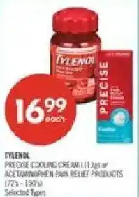 Shoppers Drug Mart Precise cooling cream or acetaminophen pain relief products offer