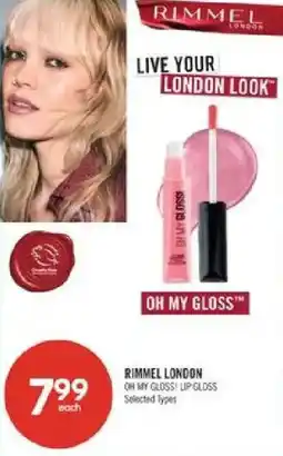 Shoppers Drug Mart Rimmel London Oh My Gloss Lip Gloss offer