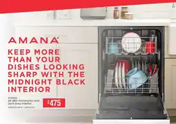 Leon's Amana 59 dBA Dishwasher with Dark Grey Interior offer