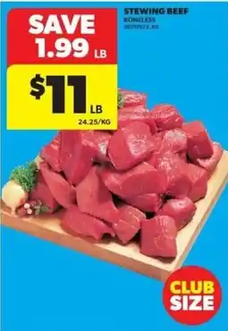Real Canadian Superstore Stewing Beef Boneless offer