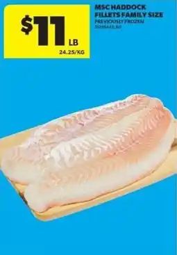 Real Canadian Superstore MSC Haddock Fillets offer
