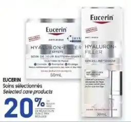Uniprix Eucerin selected care products offer