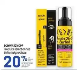 Uniprix Schwarzkopf selected products offer