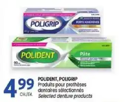 Uniprix Polident, poligrrip selected denture products offer