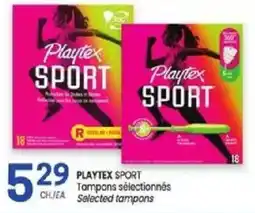 Uniprix Playtex Sport Selected tampons offer