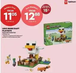 Real Canadian Superstore lego minecraft playsets offer