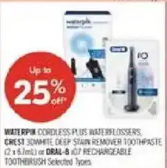 Shoppers Drug Mart waterpik cordless plus waterplosers offer