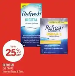 Shoppers Drug Mart Refresh eye drops offer