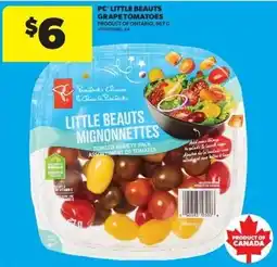 Real Canadian Superstore President's Choice Little Beauts Mignonnettes offer