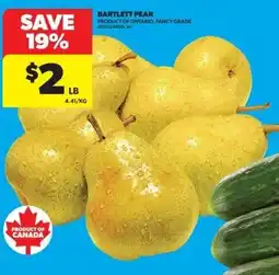 Real Canadian Superstore Bartlett pear offer