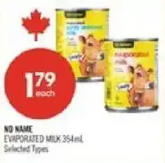 Shoppers Drug Mart No Name evaporated milk offer