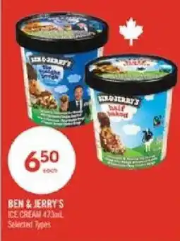 Shoppers Drug Mart Ben & Jerry's ice cream offer