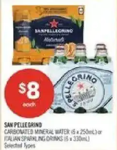 Shoppers Drug Mart San Pellegrino carbonated mineral water offer