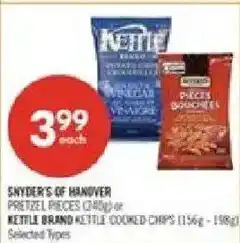 Shoppers Drug Mart Snyder's of Hanover pretzel pieces offer