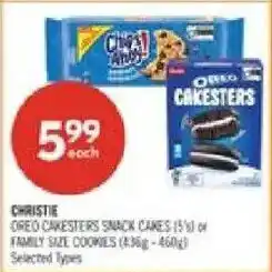 Shoppers Drug Mart Christie oreo cakesters snack cakes offer