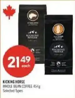 Shoppers Drug Mart Kicking Horse whole bean coffee offer