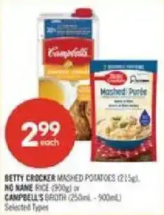 Shoppers Drug Mart Betty Crocker mashed potatoes offer