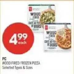 Shoppers Drug Mart PC Wood Fired Frozen Pizza offer