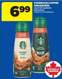 Real Canadian Superstore Starbucks coffee enhancers offer