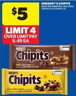 Real Canadian Superstore Hershey's Chipits offer