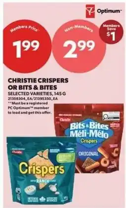 Real Canadian Superstore Christie Crispers or Bits & Bites offer