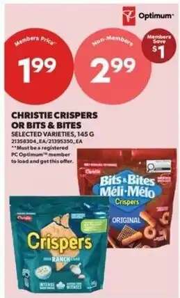 Real Canadian Superstore Christie Crispers or Bits & Bites offer