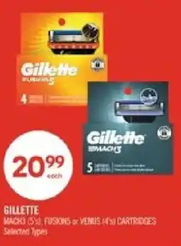 Shoppers Drug Mart Gillette mach3 fusions or venus cartridges offer