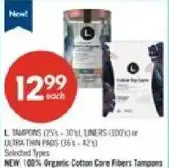Shoppers Drug Mart L tampons offer