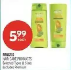 Shoppers Drug Mart Fructis hair care products offer