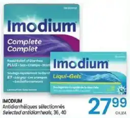 Uniprix Imodium antidiarrheiques selectionnes offer