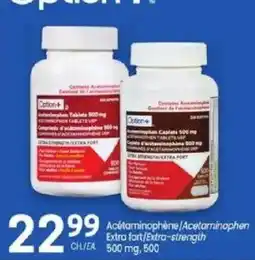 Uniprix Option+ Acetaminophen Extra fort/Extra-strength offer