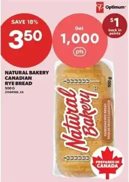 Real Canadian Superstore Natural Bakery Canadian Rye Bread offer