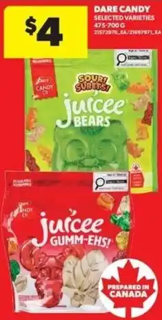 Real Canadian Superstore Dare candy selected varieties offer