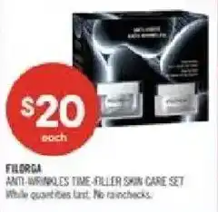 Shoppers Drug Mart Filorga anti-wrinkles time-filler skin care set offer
