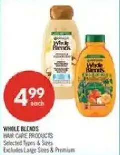 Shoppers Drug Mart Whole Blends hair care products offer