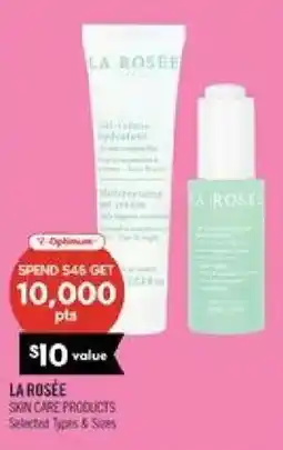 Shoppers Drug Mart La Rosee skin care products offer