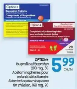 Uniprix Option+ ibuprofen/ibuprofen offer